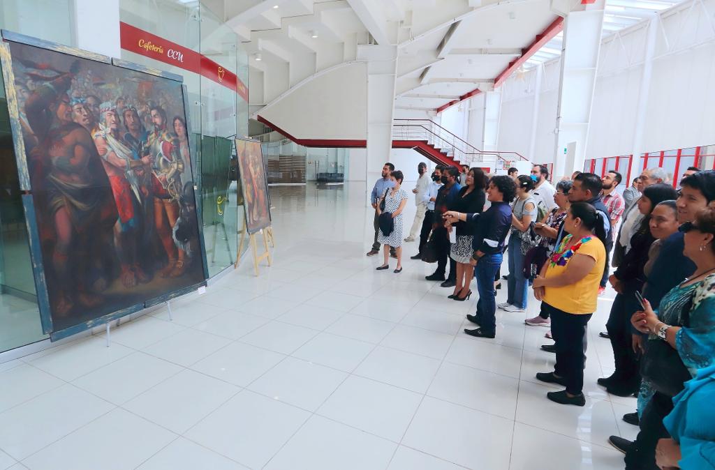 Exhibe UATx muestra pictórica dedicada a Xicohténcatl